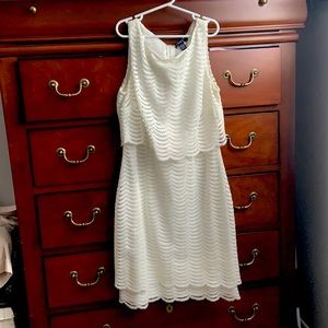 White lace dress